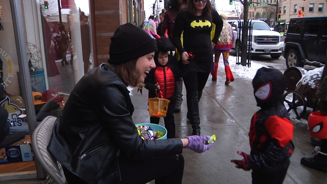 Bozeman downtown trick-or-treat